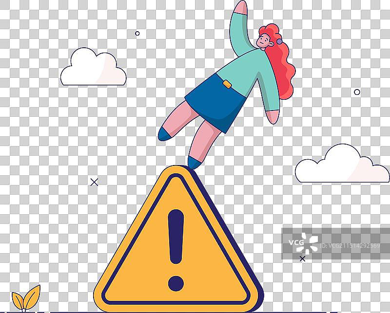 避免危险概念错误警示图片素材