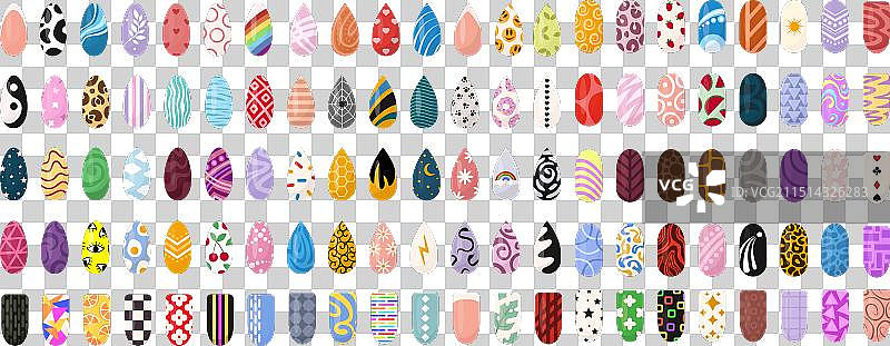 美甲设计创意图片素材