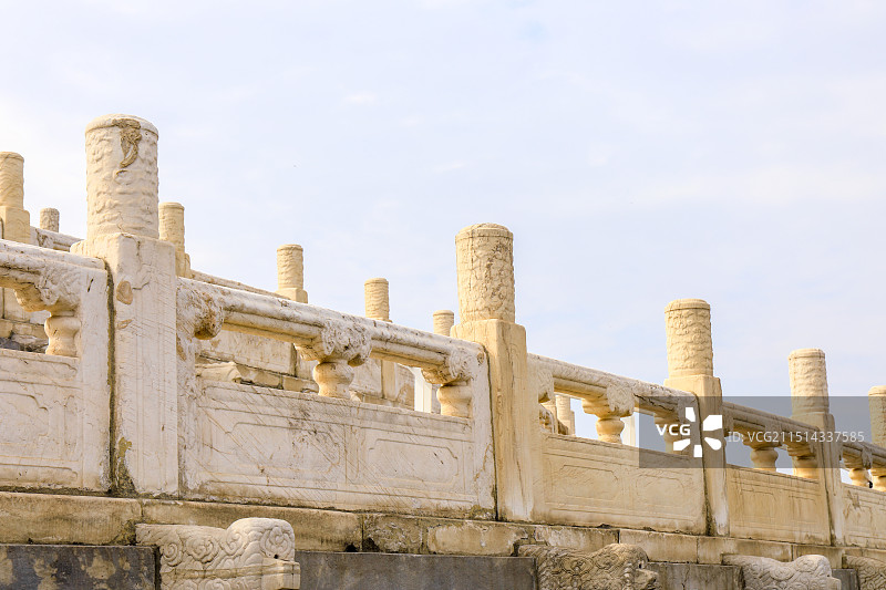 北京天坛公园古代宫殿建筑图片素材