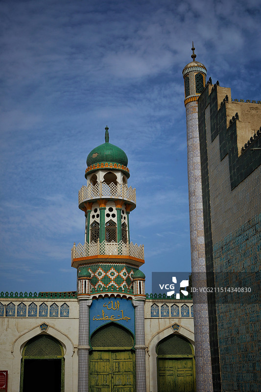 新疆哈密回王墓景区一角图片素材