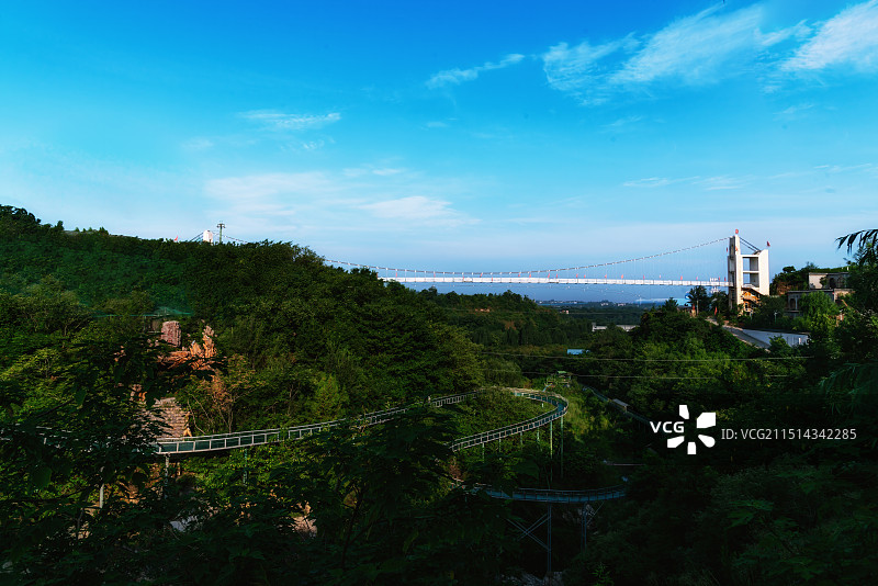 郑州市，荥阳，崔庙，塔山旅游休闲渡假区风光图片素材