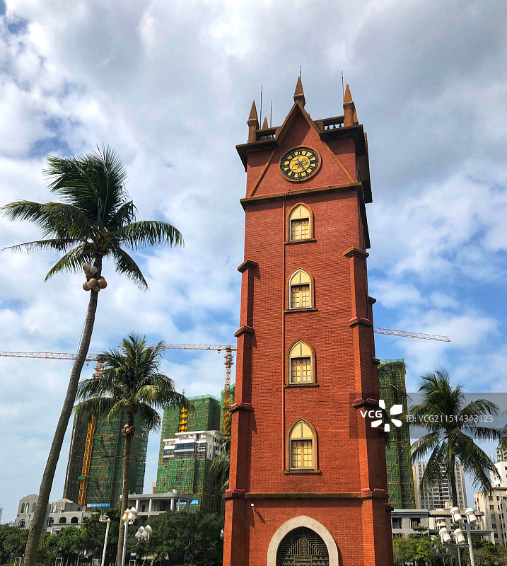 海南海口钟楼图片素材