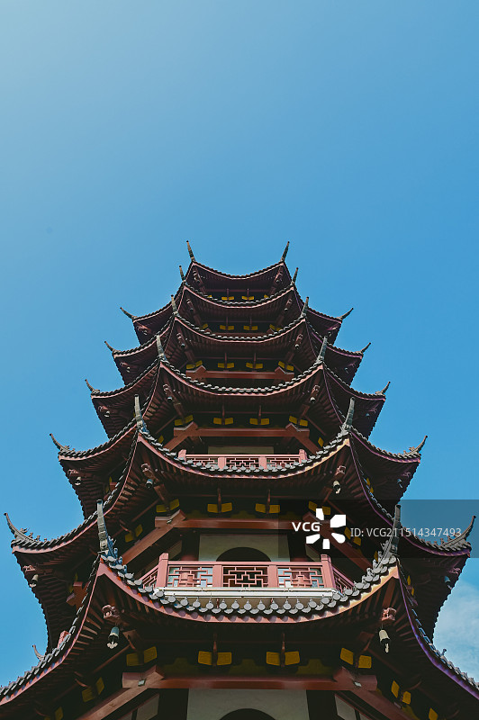 浙江杭州六和塔图片素材