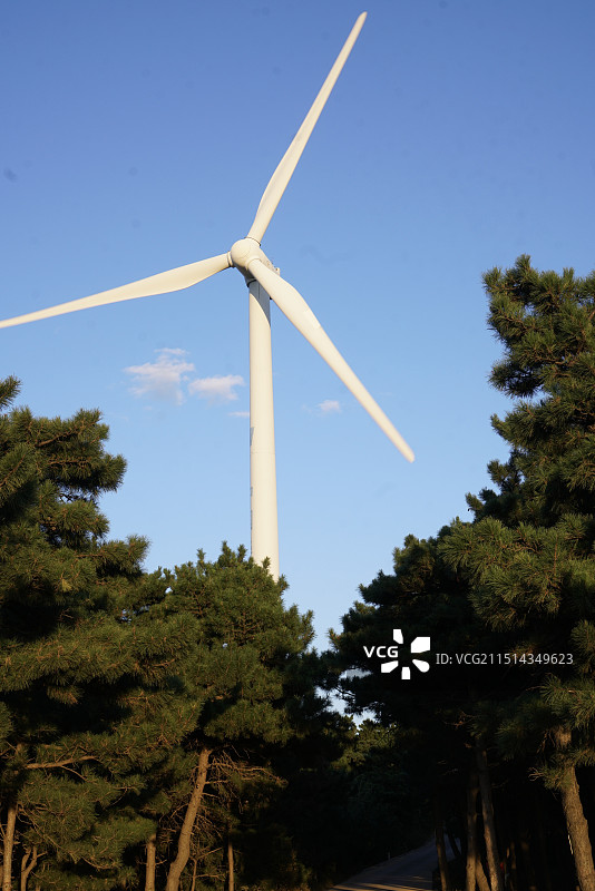阜新高山风电景区图片素材