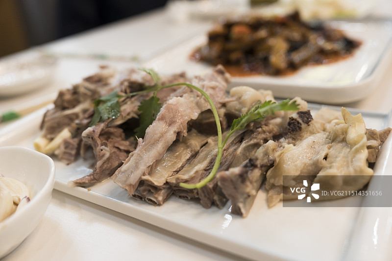 甘肃手抓羊肉图片素材