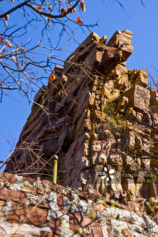 河北省石家庄市赞皇县棋盘山风光图片素材