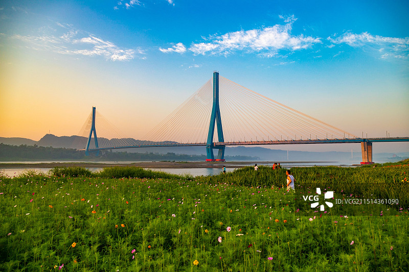 宜宾南溪区长江第一湾景区图片素材