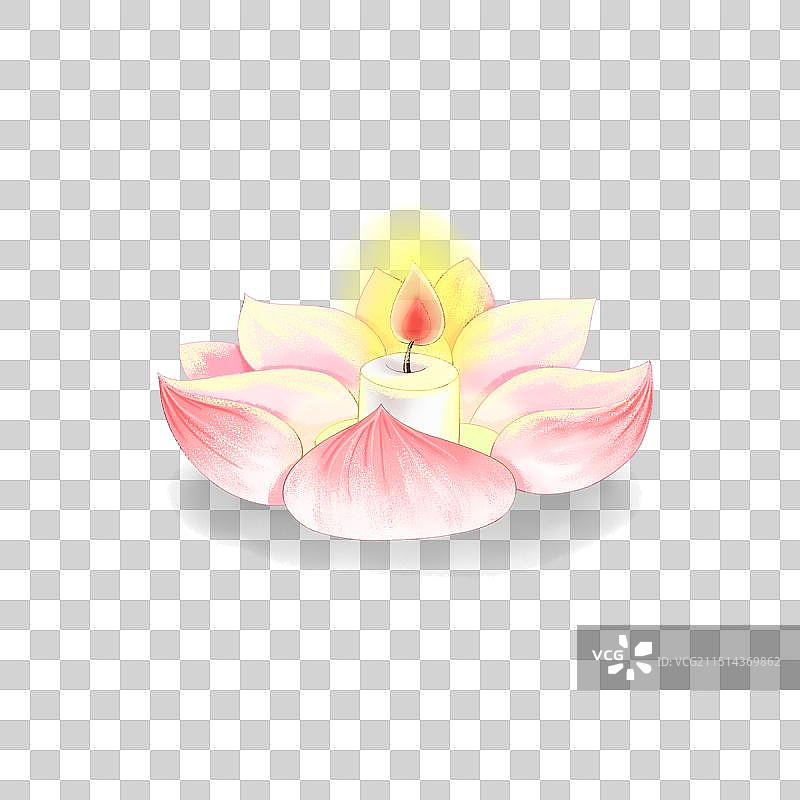 荷花灯莲花灯图片素材