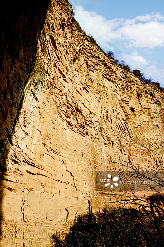 河北省石家庄市“嶂石岩”风光图片素材