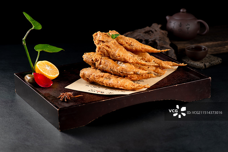 香酥小黄鱼图片素材
