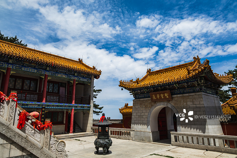 陕西旅游西岳华山五岳天险图片素材