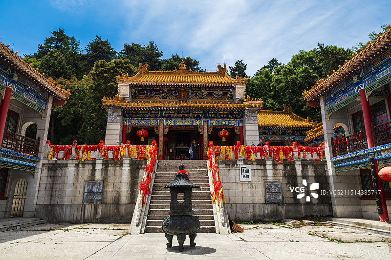 陕西旅游西岳华山五岳天险图片素材