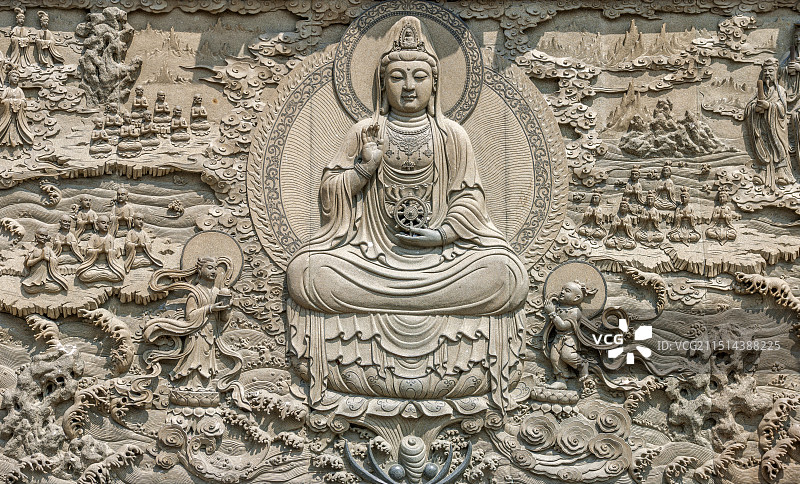 佛像浮雕图片素材