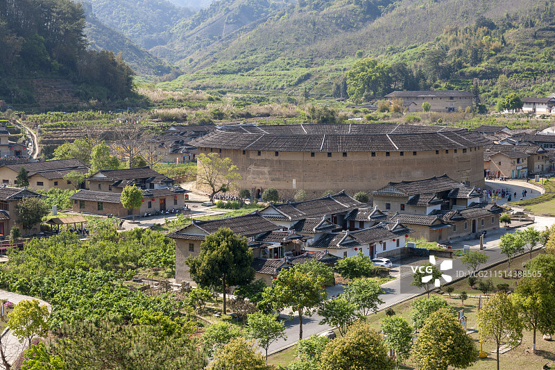 福建漳州华安土楼图片素材