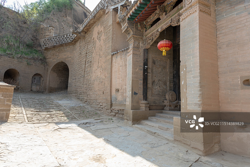 陕北民居古建筑图片素材