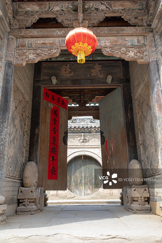 陕北民居古建筑图片素材