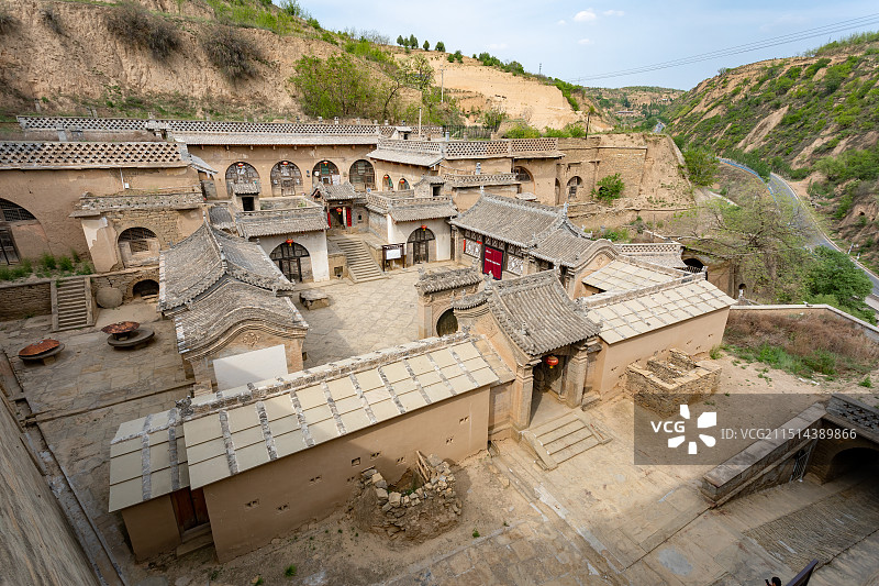 陕北民居古建筑图片素材