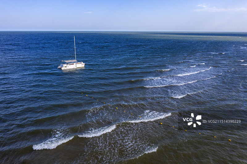 河北省秦皇岛南戴河海边图片素材