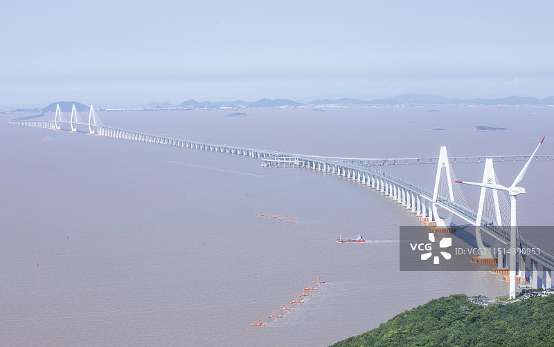 舟山市舟岱跨海大桥图片素材