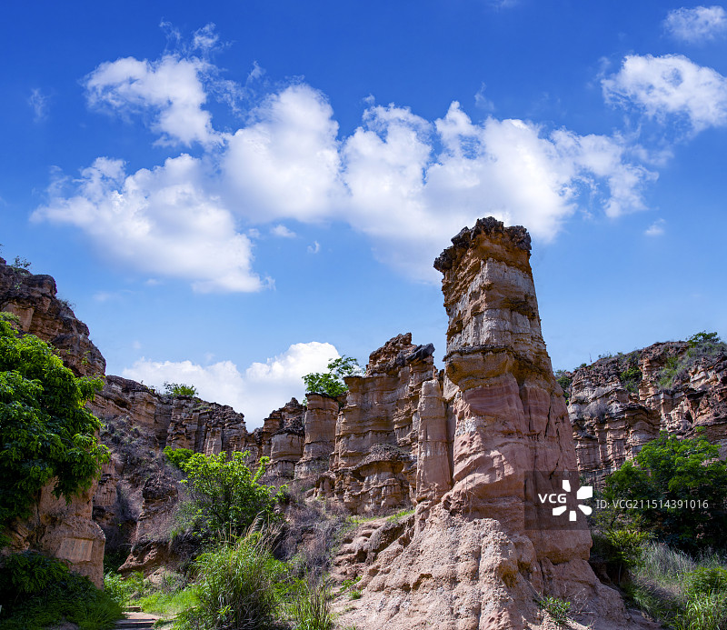 云南省楚雄州元谋土林风景区图片素材