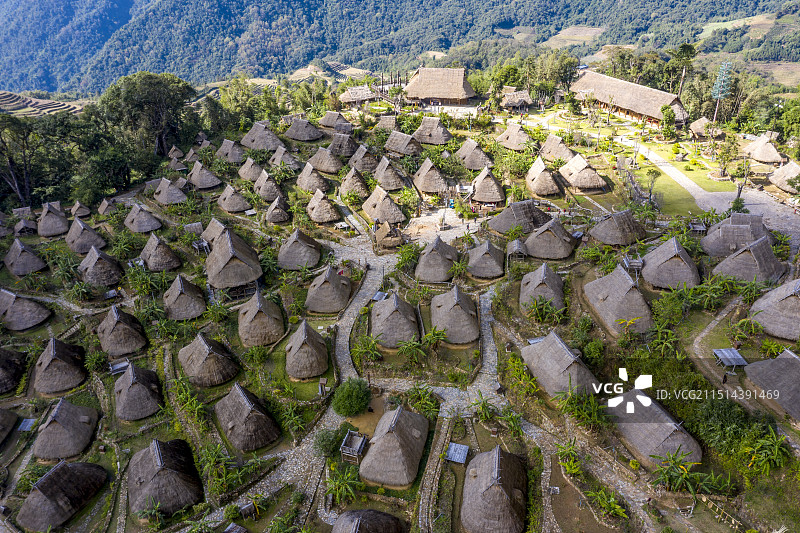 云南省临沧沧源县翁丁村图片素材