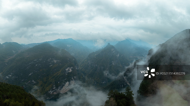 贵州沿河县风光图片素材