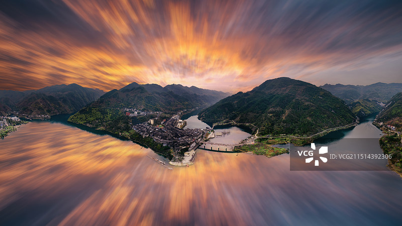 贵州沿河县风光图片素材