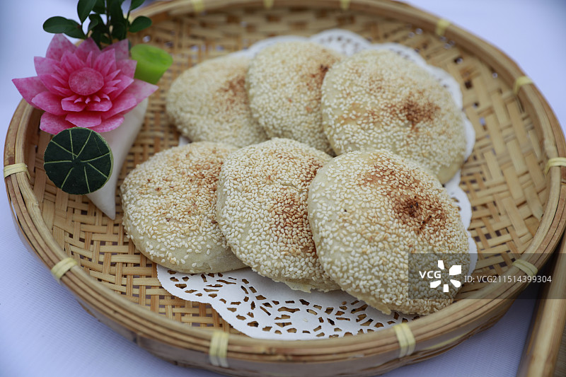 陕西安康吊炉烧饼图片素材