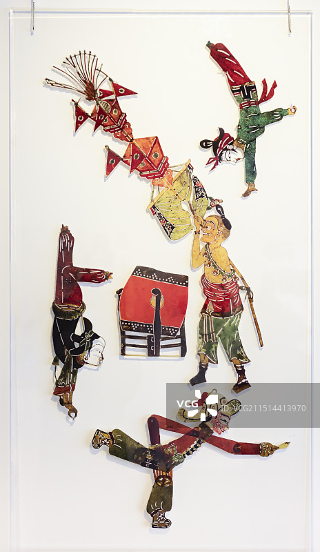 北京地坛公园皮影艺术展图片素材