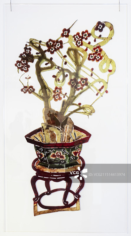 北京地坛公园皮影艺术展图片素材