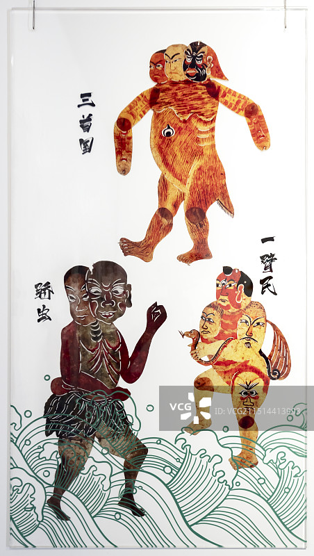 北京地坛公园皮影艺术展图片素材