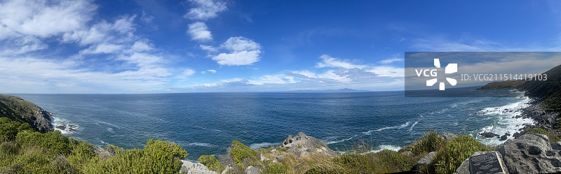 新西兰最南端海岸线图片素材