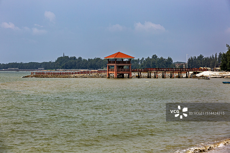 广西钦州市钦南区海滨风光图片素材