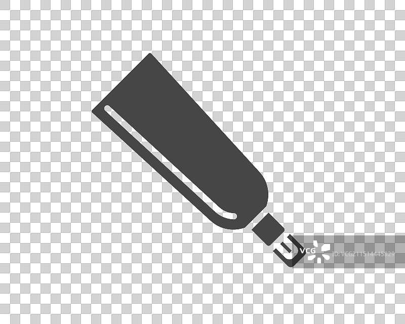 美容化妆品和护理瓶黑色图标图片素材