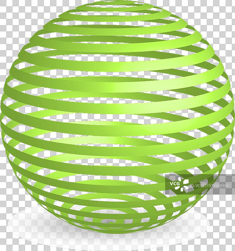 3D螺旋线球体图片素材