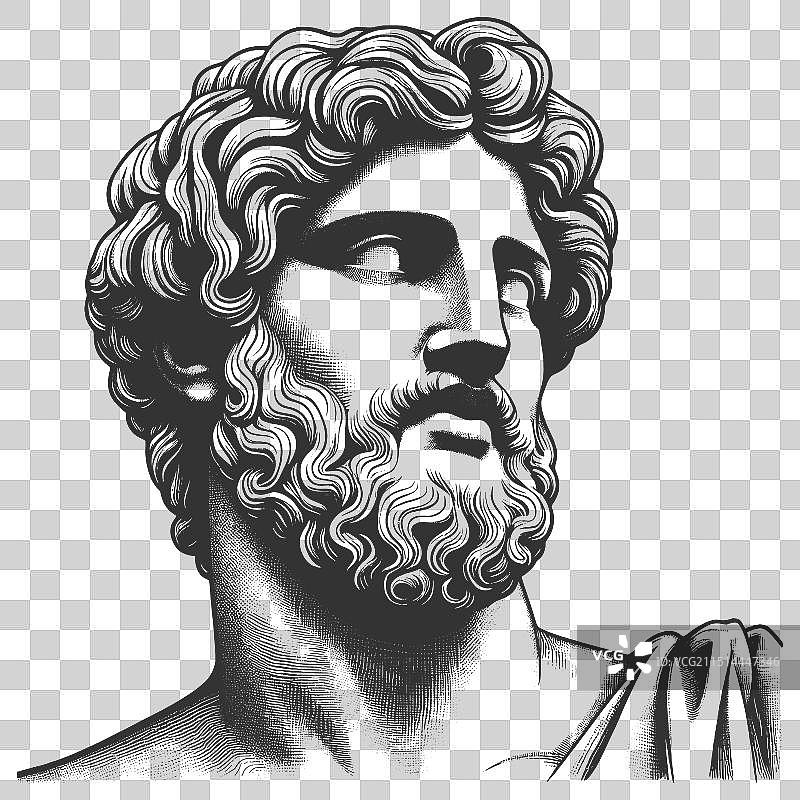 经典希腊雕像雕刻图片素材