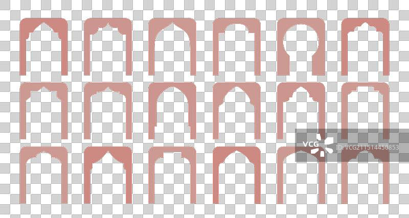 阿拉伯简约窗户摩洛哥拱门图片素材