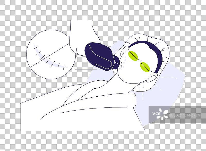 疤痕修复抽象概念图片素材