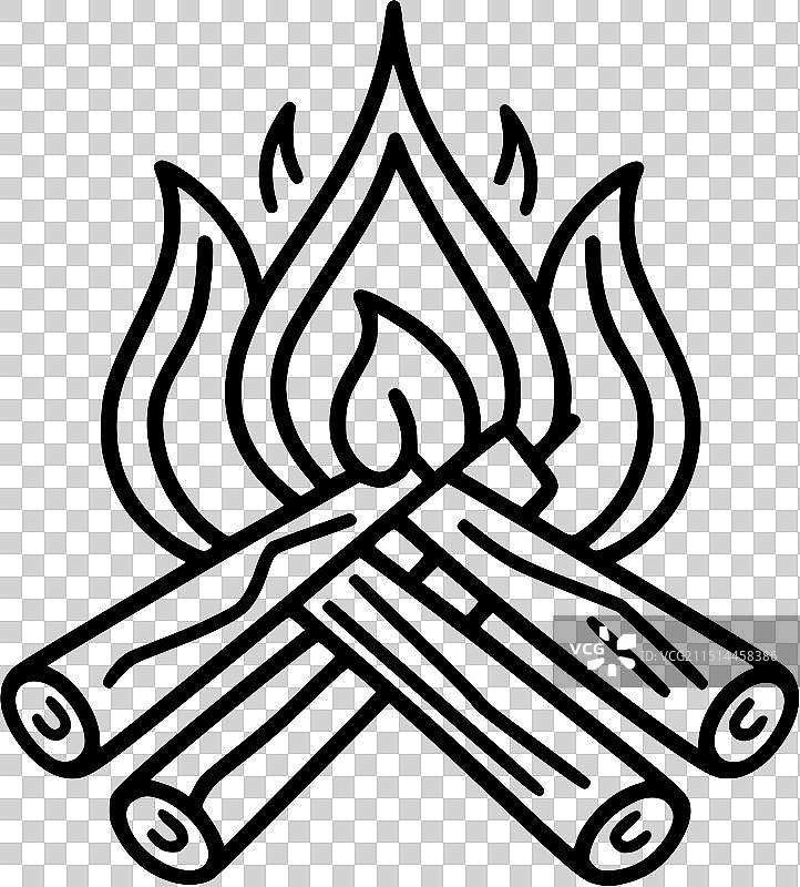 篝火图标图片素材