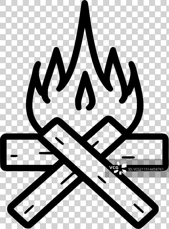 篝火图标图片素材