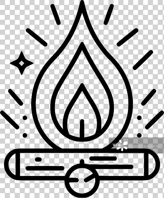 篝火图标图片素材