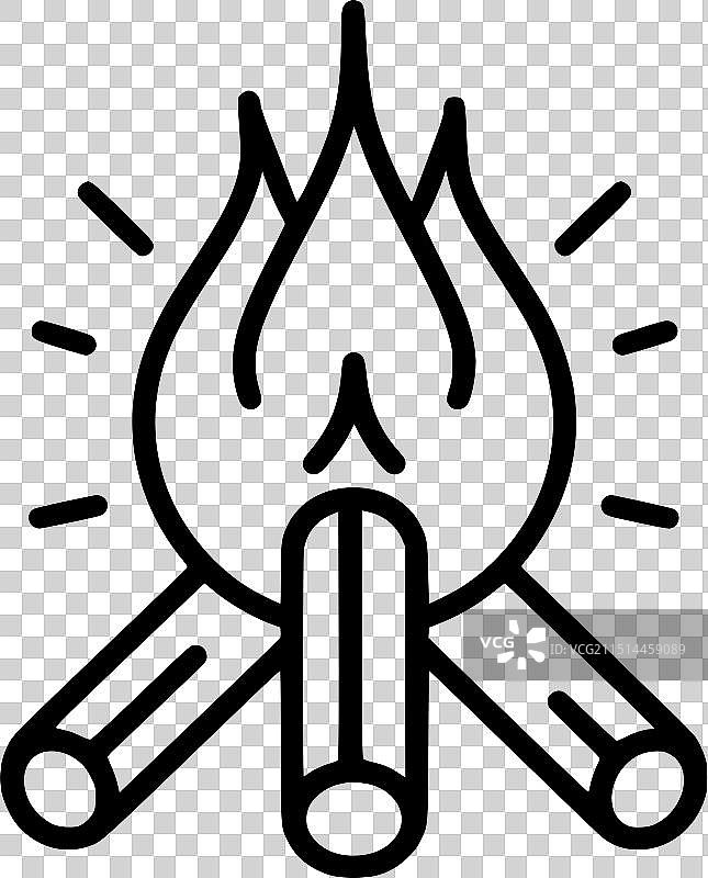 篝火图标图片素材