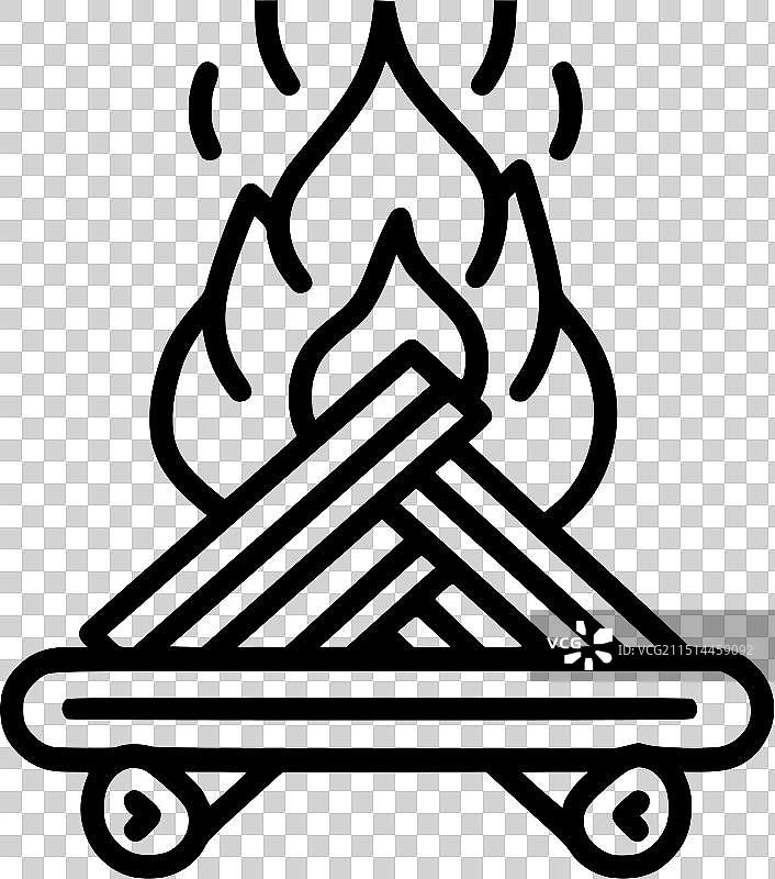 篝火图标图片素材