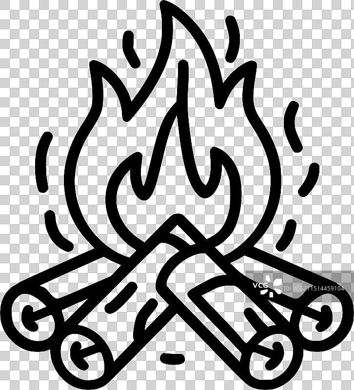 篝火图标图片素材