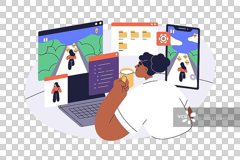 视频游戏开发者设计角色图片素材