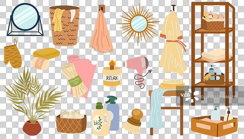 1992年洗浴用品图片素材