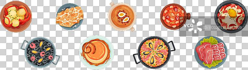 西班牙地中海美食图片素材