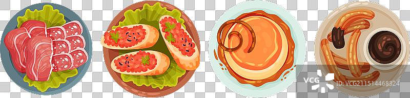 西班牙地中海美食图片素材