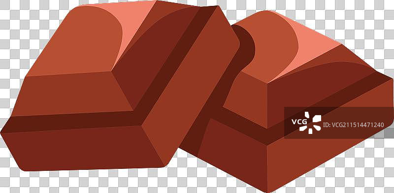 两块巧克力图片素材