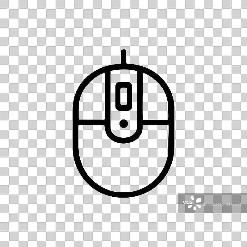 简约现代设计的鼠标图片素材
